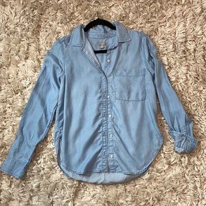Aerie button down denim shirt